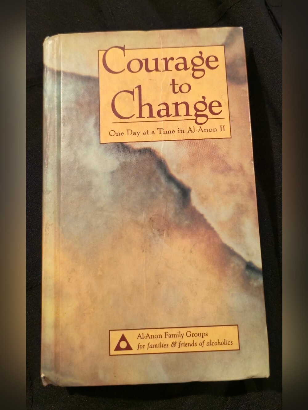 Courage to Change Hardcover Book – Al-Anon – Beige Marble Cover